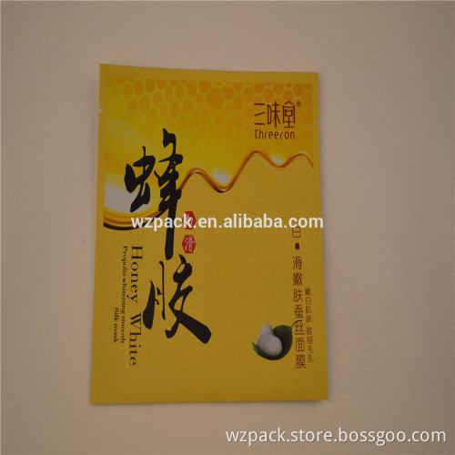 hot sale 2015 new product aluminium foil custom printing facial mask packaging